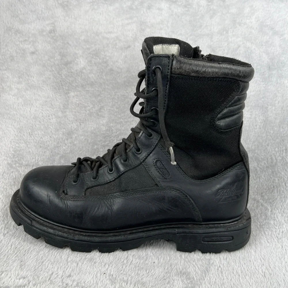 Thorogood Gen-Flex Side Zip Tactical Boots 11.5 Black Men Military Workwear